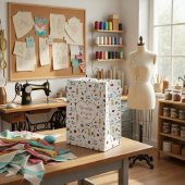 Sac Cadeau Moyen Custom Tailoring Tools Pattern Gift Bag