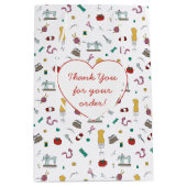 Sac Cadeau Moyen Custom Tailoring Tools Pattern Gift Bag (Devant)