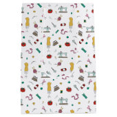 Sac Cadeau Moyen Custom Tailoring Tools Pattern Gift Bag (Dos)