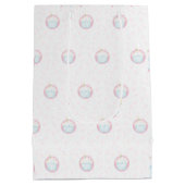 Sac Cadeau Moyen Cute Birthday Cupcake with Candle (Dos)