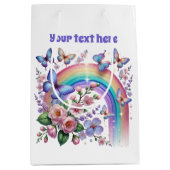 Sac Cadeau Moyen Cute Butterfly any purpose customizable  (Devant)