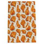 Sac Cadeau Moyen Cute carrelé motif de poulet frit (Dos)
