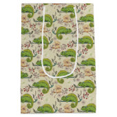 Sac Cadeau Moyen Cute Chameleon Lizard (Dos)
