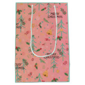 Sac Cadeau Moyen  Cute Christmas Gift Bag (Dos)