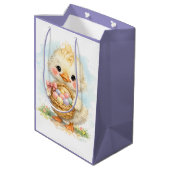 Sac Cadeau Moyen Cute Duckling Easter Egg Party (Dos Angle)