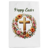 Sac Cadeau Moyen Cute Easter Cross customizable (Devant)