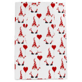 Sac Cadeau Moyen Cute Gnome Valentine (Devant)