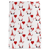Sac Cadeau Moyen Cute Gnome Valentine (Dos)