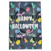 Sac Cadeau Moyen Cute Halloween personnalisable (Dos)