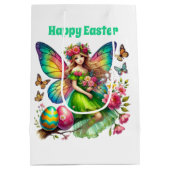 Sac Cadeau Moyen Cute Happy Easter fairy  (Dos)