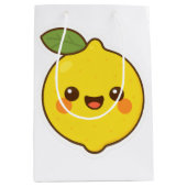 Sac Cadeau Moyen Cute Kawaii Lemon (Devant)