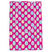 Sac Cadeau Moyen Cute Pastel Easter Eggs Pattern  (Devant)