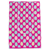 Sac Cadeau Moyen Cute Pastel Easter Eggs Pattern (Dos)