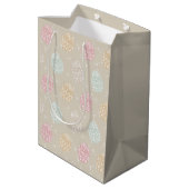 Sac Cadeau Moyen Cute Pastel OEuf de Pâques (Dos Angle)