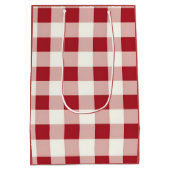 Sac Cadeau Moyen Cute Personalized Santa Christmas Holiday (Dos)