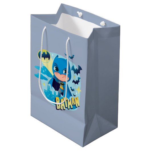 Sac Cadeau Moyen Cuter than mignon Batman (Devant Angle)