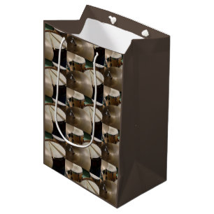 Sac Cadeau Moyen Cymbales à tambour et bâtons