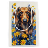 Sac Cadeau Moyen Dachshund (Devant)
