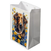 Sac Cadeau Moyen Dachshund (Dos Angle)