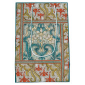 Sac Cadeau Moyen Daffodique chintz papier peint à fleurs Art nouvea (Dos)