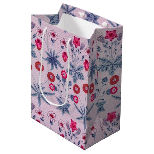 Sac Cadeau Moyen Daisy, William Morris (Devant Angle)