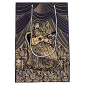 Sac Cadeau Moyen Dame avec guitare (Dos)