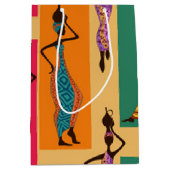 Sac Cadeau Moyen Dames africaines colorées (Devant)
