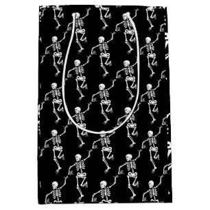 Sac Cadeau Moyen Dancing Skeleton