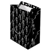 Sac Cadeau Moyen Dancing Skeleton (Dos Angle)