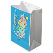 Sac Cadeau Moyen Dango de hanami mignon (Devant Angle)