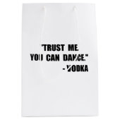 Sac Cadeau Moyen Danse de vodka (Devant)