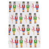 Sac Cadeau Moyen Danseur de ballet noisette de Noël (Dos)