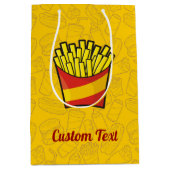 Sac cadeau moyen de frites françaises (Devant)