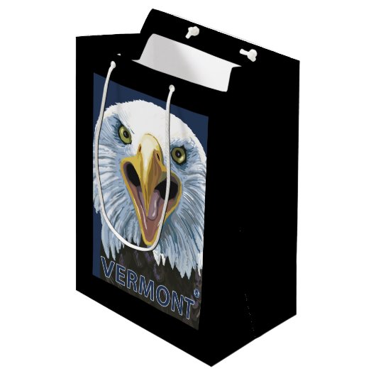 Sac Cadeau Moyen De VermontEagle fin (Devant Angle)