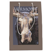 Sac Cadeau Moyen De VermontMoose fin (Devant)