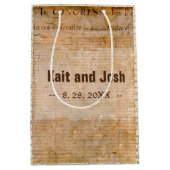 Sac Cadeau Moyen Déclaration d'indépendance 📜 Parchmen historique (Devant)