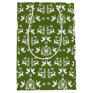 Sac Cadeau Moyen Décor mexicain Otomi