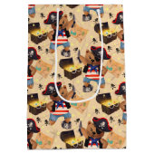 Sac Cadeau Moyen Découvrir l'aventure : Ours pirate (Dos)