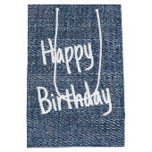 Sac Cadeau Moyen Définition Du Vin Avec Bâton Figure Girl (Dos)