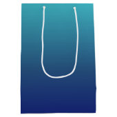Sac Cadeau Moyen dégradé bleu (Dos)