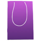 Sac Cadeau Moyen dégradé foncé violet (Devant)