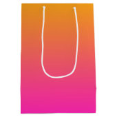 Sac Cadeau Moyen dégradé jaune et rose ombre (Dos)