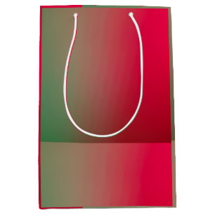 Sac Cadeau Moyen dégradé rouge et vert