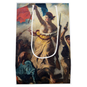 Sac Cadeau Moyen Delacroix - La Liberté guidant le peuple Gros plan