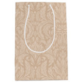 Sac Cadeau Moyen Délicate feuille (Devant)