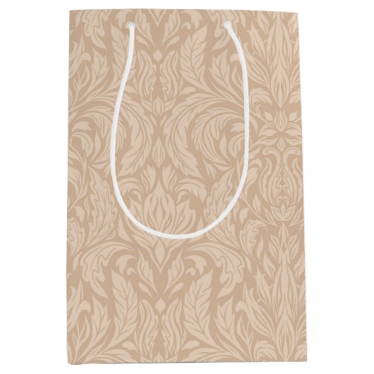 Sac Cadeau Moyen Délicate feuille (Devant)