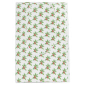 Sac Cadeau Moyen Delicate Holly berries Christmas (Devant)