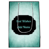 Sac Cadeau Moyen Denim Blue et noir 30e anniversaire (Dos)