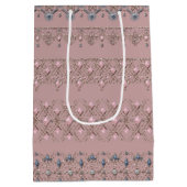 Sac Cadeau Moyen Dentelle d'or (Dos)