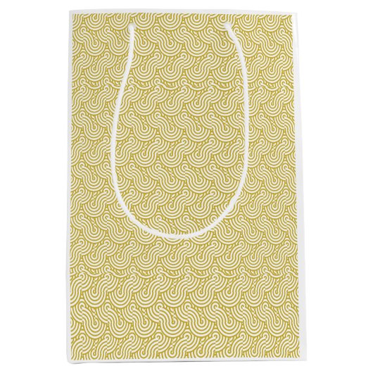 Sac Cadeau Moyen Dérive Dorée (Devant)